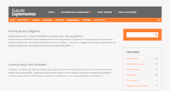Desktop Screenshot of guiadesuplementos.com.br